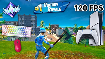 Fortnite Unreal Ranked Reload On PS5 Slim | Keyboard & Mouse Gameplay | 120 FPS | 4K