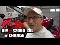 How to change the oil in a Ferrari 458!