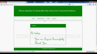 Efficient Algorithms for Mining High Utility Itemsets From Transaction Databases in Java