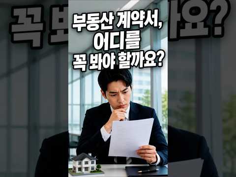 부동산계약서어디를꼭봐야할까요? #부동산정보 #부동산뉴스 #부동산정책 #부동산시장 #부동산전망 #부동산공부 #부동산상식 #부동산투자 #부동산재테크 #아파트 #아파트투자