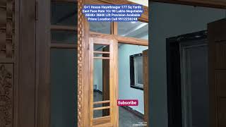 G+1 House Hayathnagar 177 Sq Yards East Face Rate 1Cr 90 Lakhs Negbl 2BHK+3BHK Lift Provision Avbl