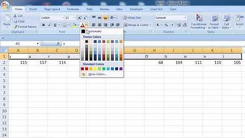 Char and code formula in excel in hindi