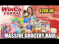 MASSIVE WINCO FOODS GROCERY HAUL | Large Family Winco Grocery Haul for the week