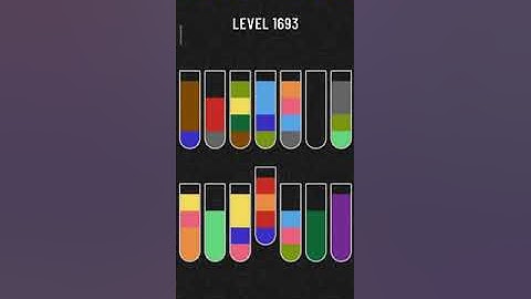 Water sort puzzle level 1693