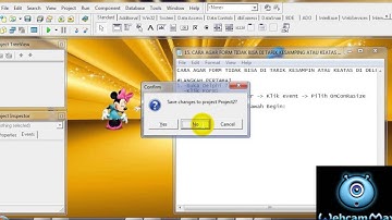 14  VIDEO CARA AGAR FORM TIDAK BISA DI TARIK KESAMPING ATAU KEATAS DI DELPHI 7