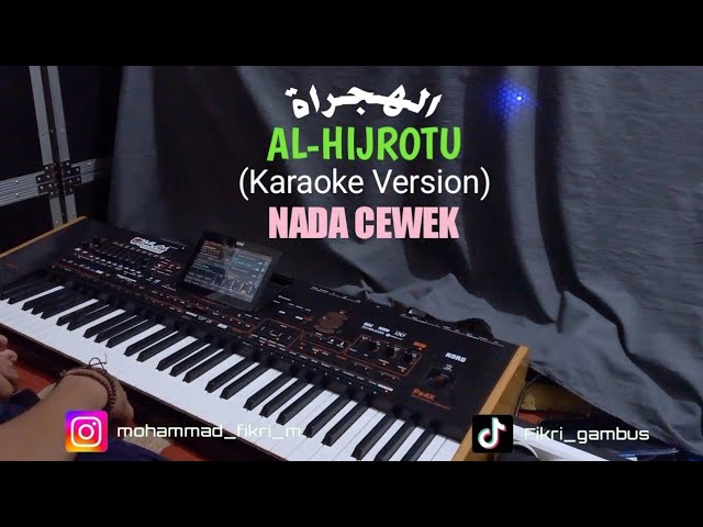Al-Hijrotu (  الهجراة ) || Karaoke Acoustic NADA CEWEK class=