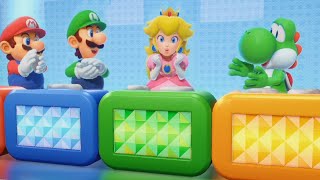 Super Mario Party - Mario Vs Luigi Vs Peach Vs Yoshi(Master Cpu)| Cartoons Mee