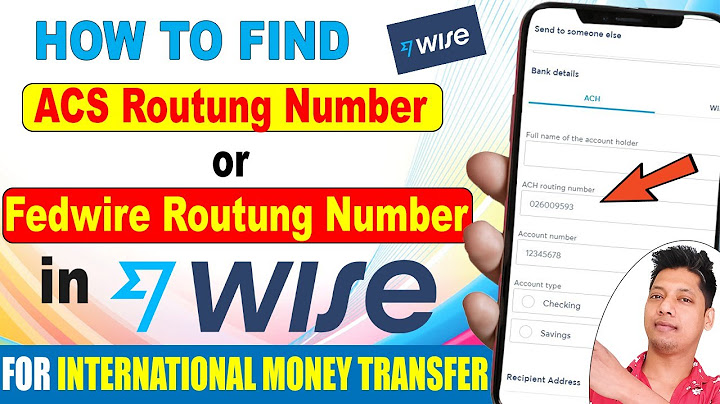 How to send money with only routing and account number