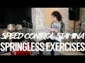 Best 4 SPRINGLESS exercise to improve double pedal Speed Control Stamina