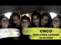 CHRIS y ERICK cantando &quot;COMO ANTES&quot; en el coche + CHRIS a punto de ser YOUTUBER | CNCO HD