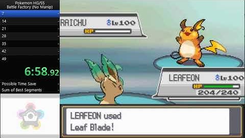 Battle Factory HG/SS Silver Print Speedrun in 49:53 (Level 100, No Manip)