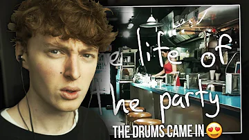 THE DRUMS CAME IN! (Shawn Mendes - Life Of The Party | Reaction/Review)