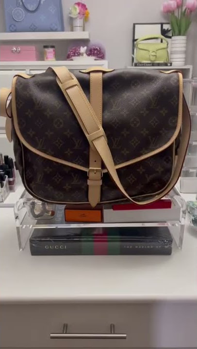 a closer look at the NEW saumur bb 😍 #louisvuitton