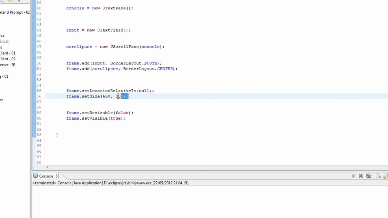 Java Tutorial - Console Like Windows Command Prompt (Part 1) - YouTube