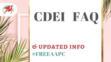 Free CDEI course information @ #FREEAAPC AAPC exam prep