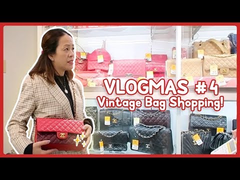 VINTAGE BAG SHOPPING IN TOKYO!? | VLOGMAS DAY 4