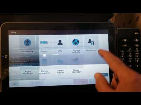 Konica Minolta I series Quick Copy setup