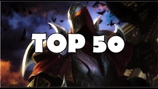 Top 50 Zed Plays In League Of Legends History