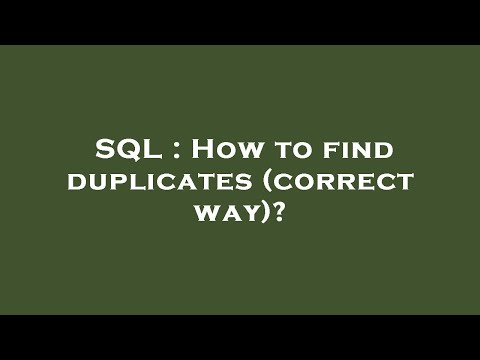 SQL : How