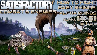 Satisfactory Enemies | Combat and Weapons | How To Satisfactory