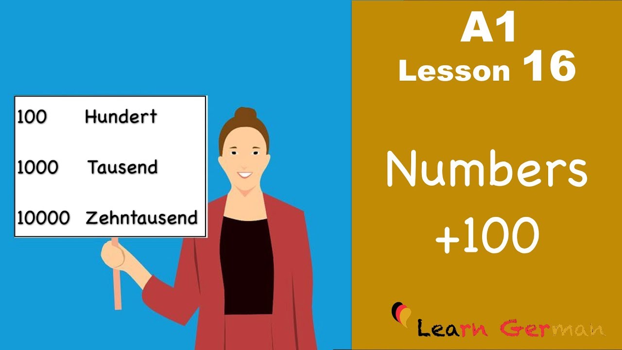 Update Learn German | Numbers (Part 3) | Zahlen | German for beginners | A1 - Lesson 16