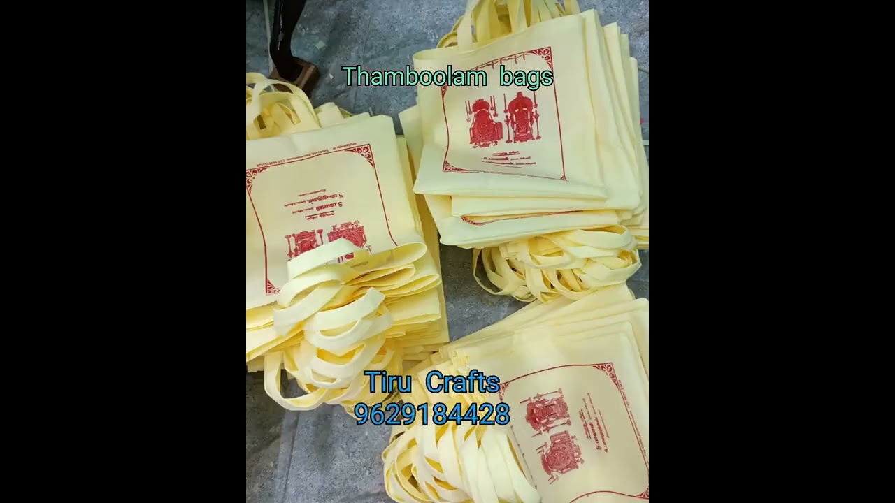 Wedding Thamboolam Bags at best Price in Tirupur, Tamil Nadu