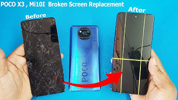POCO X3 and Mi10i  Broken Display Replacement || How to Change POCO X3 Damage Screen