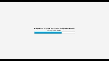 ProgressBar and Label Progress - JavaFX - Tutus Code