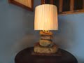 How to make a lamp out of rocks