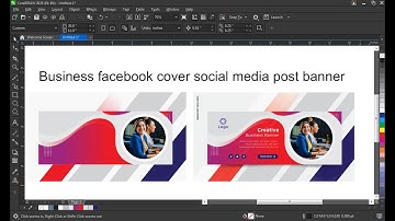 Social media poster banner Design in Coreldraw  | Business Facebook cover post | Doctor Design