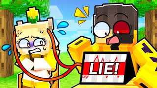 Using a LIE DETECTOR on Daisy in Minecraft