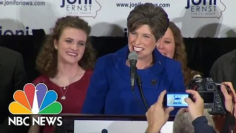 Joni Ernst Delivers Winner's Speech In Iowa | NBC News