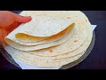 Recette pain tortilla sandwich taco fajitas