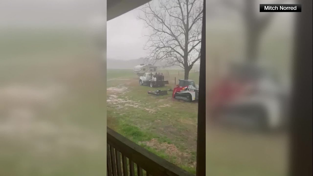 EF-2 tornado destroys chicken houses in Gordo, Alabama - YouTube