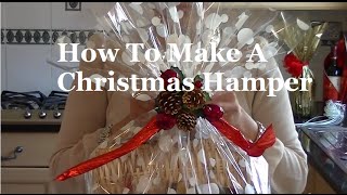 How to make a Christmas Gift Hamper & Gift basket DIY Crafting For You
