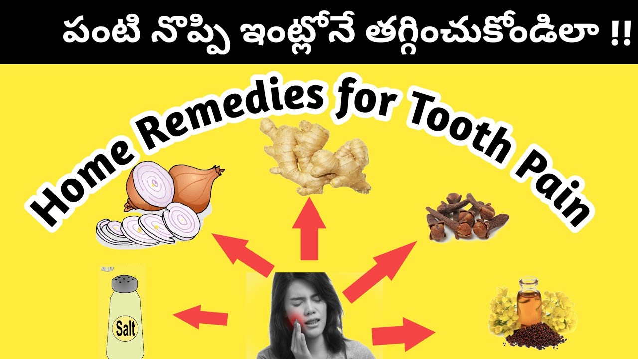 Home Remedies for Teeth Pain Relief in Telugu YouTube