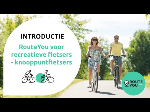 RouteYou voor recreatieve fietsers - knooppuntfietsers