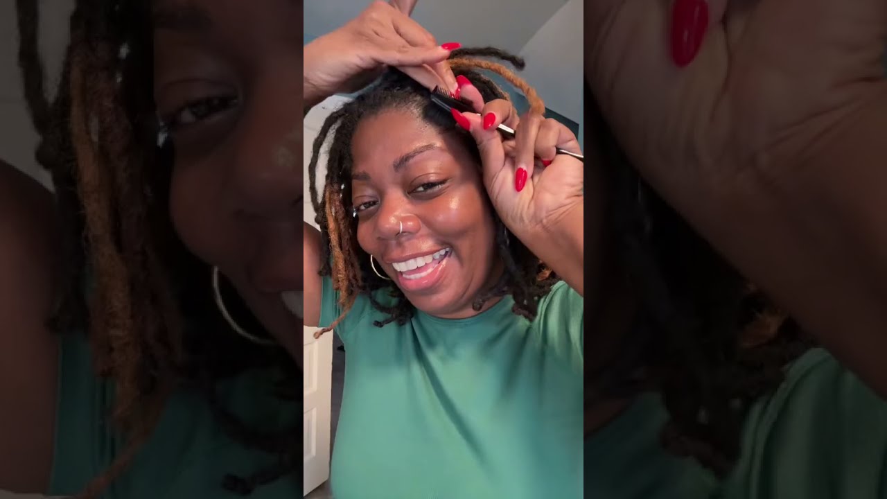 Viral Edge Control Retwisting Gel Loc Hairstyles