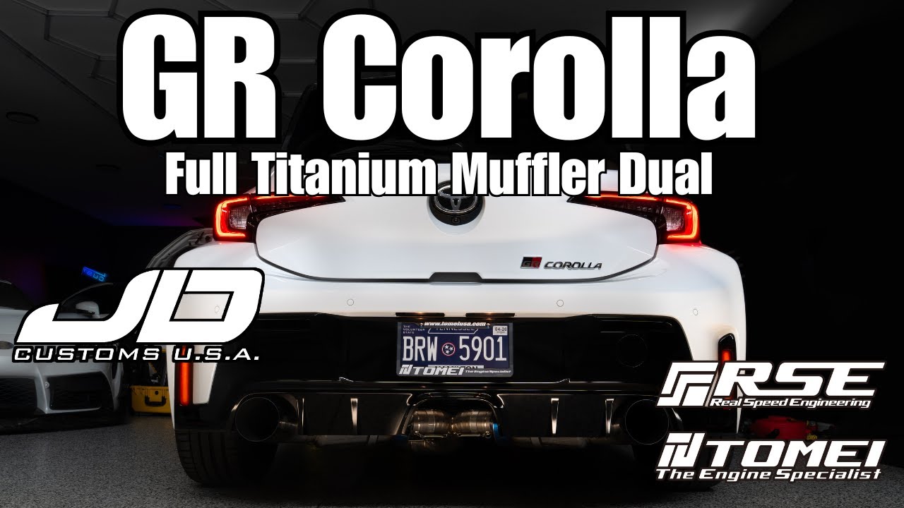 GR Corolla × JD Customs U.S.A. × R.S.E./TOMEIUSA ✨ Full Ti 