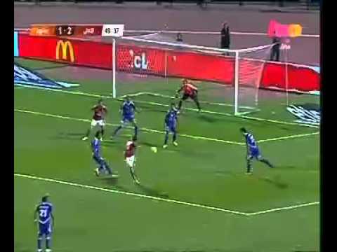 محمد رزق يحرز هدف التقدم للاهلى أمام دمنهور