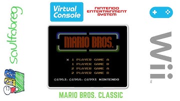 Mario Bros. Classic (NES) -- Wii VC iNJECT by saulfabreg