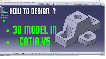 how to design in catia v5 | practice design 18 #3dmodeling #catia  #catiav5  #catiatutorials