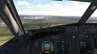 MSFS KLM 737-900 (PMDG) landing at LOWW (VIENNA) #msfs #737 #pmdg #klm #xbox