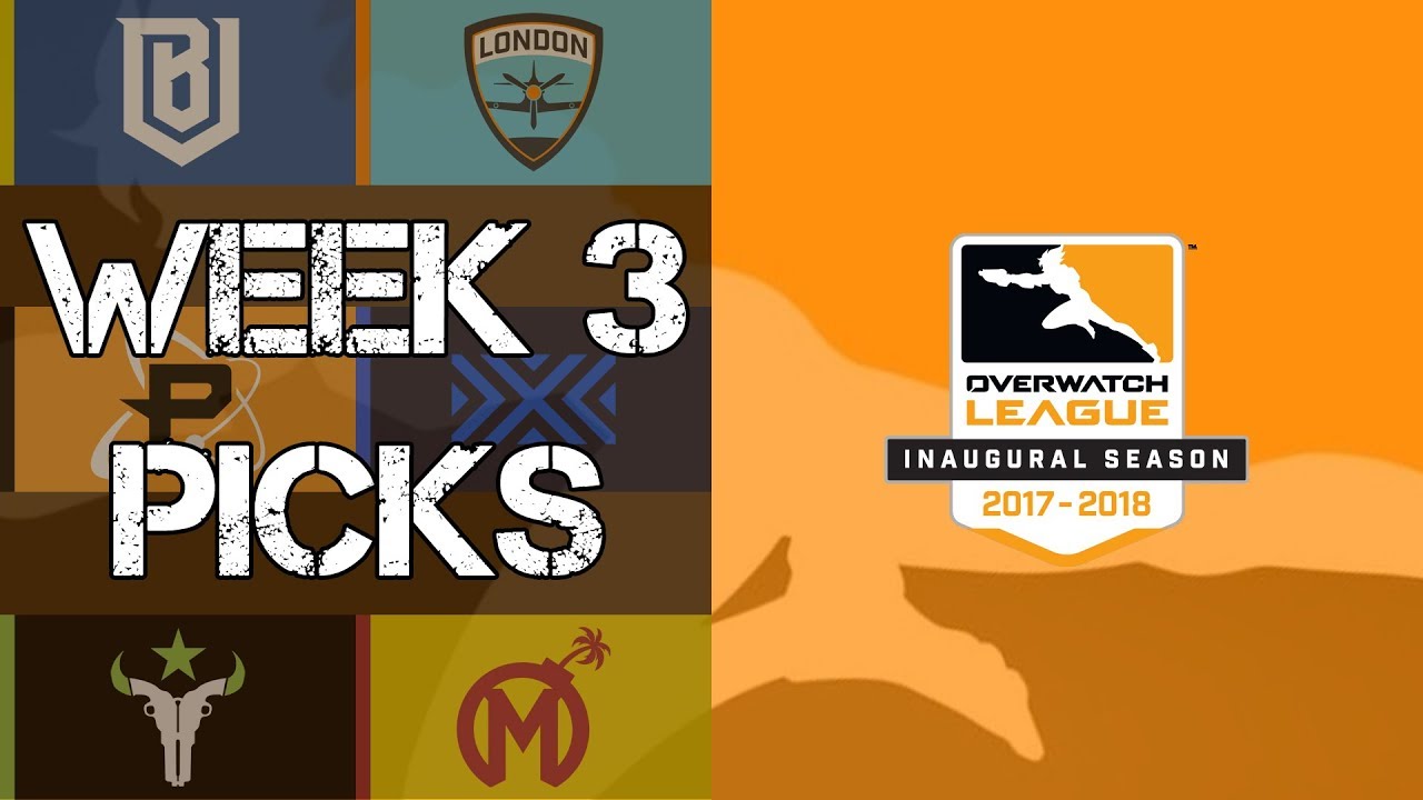 Overwatch League Week 3 Picks | Weekly OWL Picks | Season 1 Week 3 Part 2 lte not working