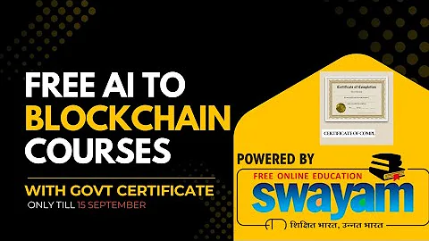 Blockchain to AI , SWAYAM Portal Free Courses 2025 | Govt Certificate | 