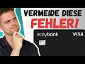 5 Anfängerfehler bei der easybank Visa Kreditkarte (2026)