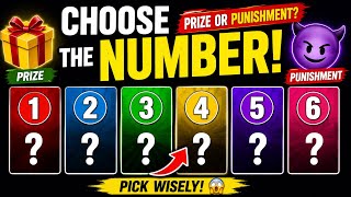 Famous Don’t Choose Wrong Number 😱 | Prize or Punishment Profile