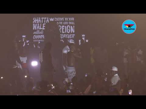 Shatta Wale replies Sarkodie at ‘Reign’ concert