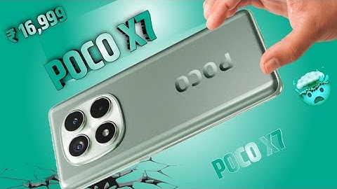 POCO X7 5G is here - The Most Durable Phone ??