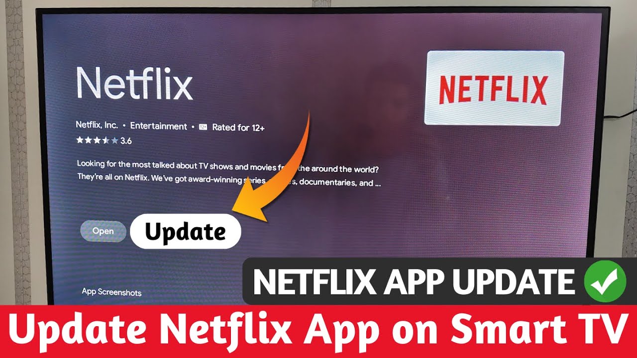 How To Update Netflix App on Any Smart TV 📺 | Netflix App Update ...